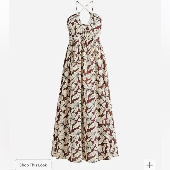 NWT J Crew Floral Print Dress - Picture 4 of 4